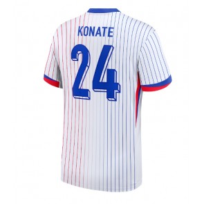 Francie Ibrahima Konate #24 Venkovní Dres ME 2024 Krátký Rukáv